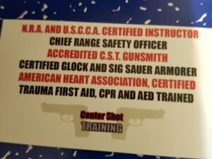 Firearm Maintenance Course